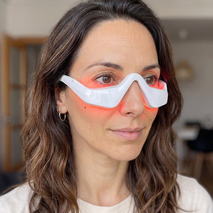 Suava™Gafas de Luz Roja + Microcorriente