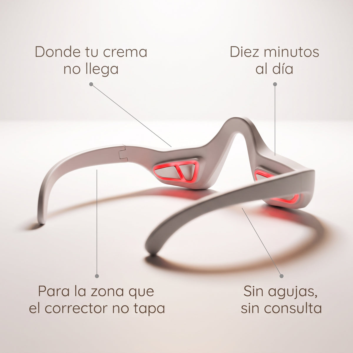 Suava™Gafas de Luz Roja + Microcorriente